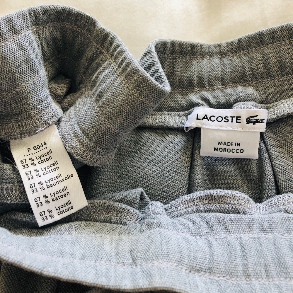 LaCoste Casual Grey Midi Skirt with Drawstring Waist Size L Very Good Condition - Picture 3 of 6